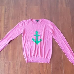 Junior's Large Cotton Anchor Sweater